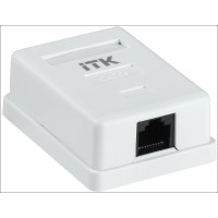 CS2-1C5EU-12-G. Настенная розетка RJ45. GENERICA
