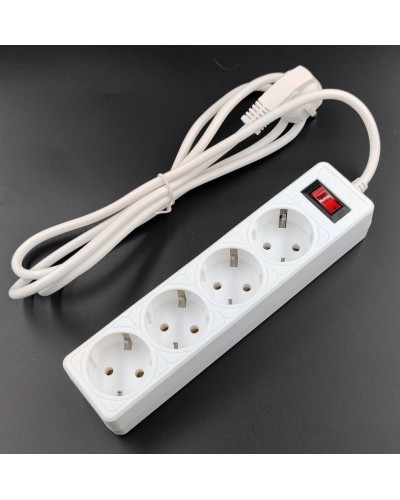 SP4W-530 GARDA. Сетевой фильтр 4 розетки,3м, белый. 5bites в Туле