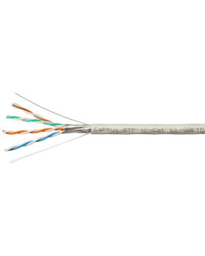 STP-4P-Cat.6a-SOLID-IN-PVC (7196c). Кабель «витая пара» (LAN) для структурированных систем связи. CABEUS в Туле