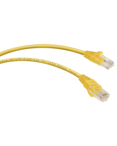 PC-UTP-RJ45-Cat.5e-0.15m-YL-LSZH (9494c), желтый. Патч-корд медный. CABEUS в Туле