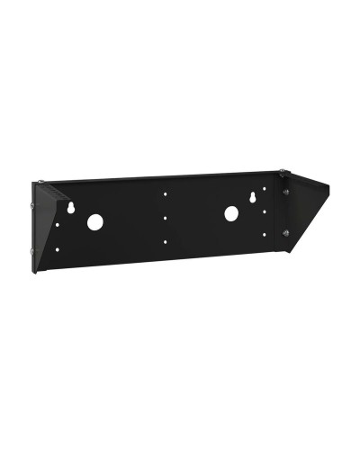 NC-3U-V-BK (12025c). Кронштейн настенный вертикальный 19 3U, цвет черный. CABEUS в Туле