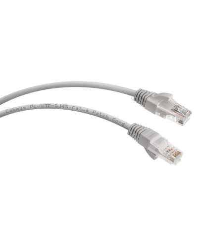 PC-UTP-RJ45-Cat.6-0.5m (7266c), серый. Патч-корд медный. CABEUS в Туле