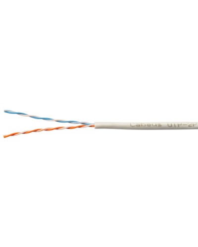 UTP-2P-Cat.5e-SOLID-GY-LIGHT-100 (11078c-5). Кабель «витая пара» (LAN) для структурированных систем связи. CABEUS в Туле