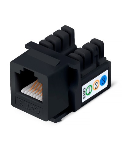 KJ-RJ12-90-BK (9481c): Вставка Keystone Jack в Туле