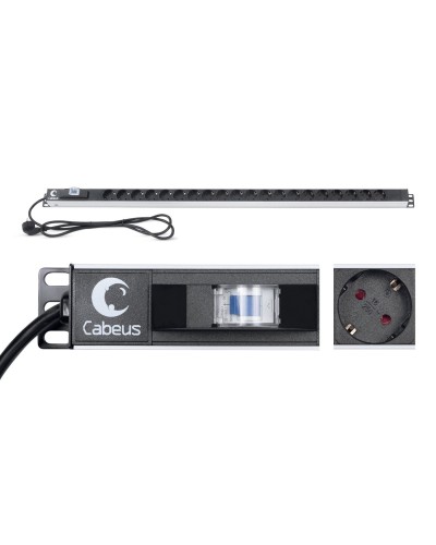 PDU-16-20S-B (9551c). Блок розеток. CABEUS в Туле