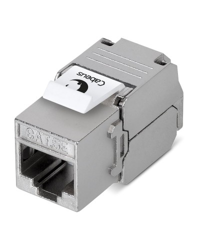 KJ-RJ45-Cat.6A-SH-180-Toolless (7655c): Вставка Keystone Jack RJ-45 в Туле