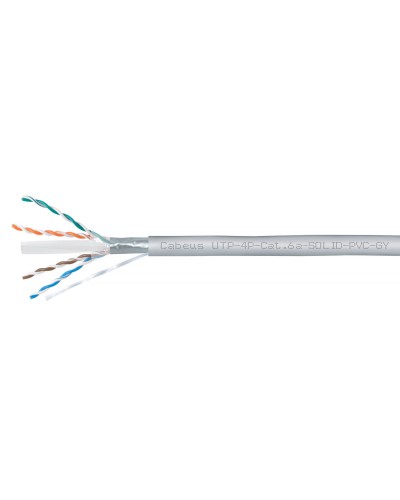UTP-4P-Cat.6a-SOLID-PVC-GY (11373c). Кабель «витая пара» (LAN) для структурированных систем связи. CABEUS в Туле