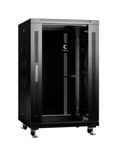 SH-05C-18U60/60-BK (8555c). Шкаф телекоммуникационный 19 напольный 18U. CABEUS в Туле