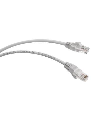 PC-UTP-RJ45-Cat.6-1m-LSZH (8877c), серый. Патч-корд медный. CABEUS в Туле
