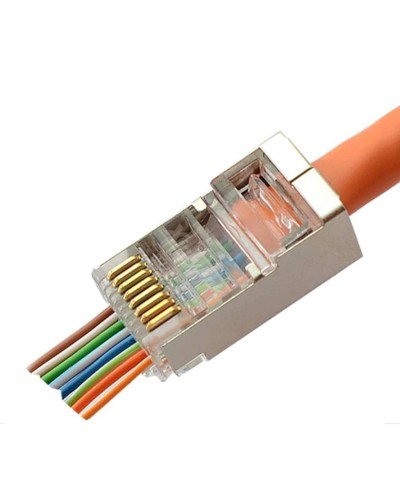 8P8C-SH-C6-FC (100 шт) (10797c). Разъем RJ-45. CABEUS в Туле
