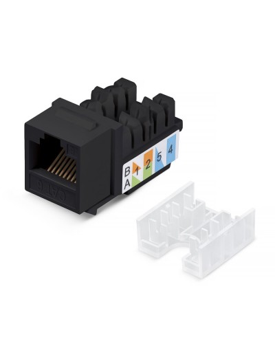 KJ-RJ45-Cat.6-90-SW-BK (10102c). Вставка Keystone Jack RJ-48. CABEUS в Туле