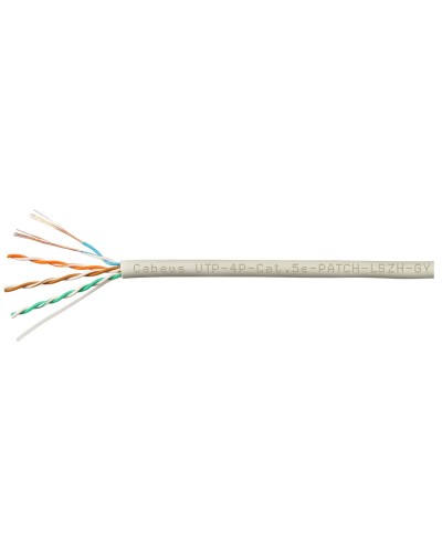 UTP-4P-Cat.5e-SOLID-GY-LIGHT (9995c). Кабель «витая пара» (LAN) для структурированных систем связи. CABEUS в Туле