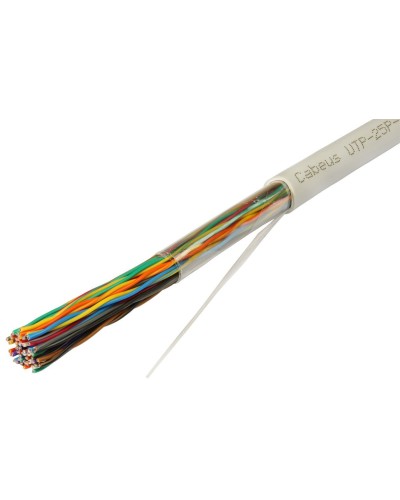 UTP-25P-Cat.3-IN (7279c). Кабель «витая пара» (LAN) для структурированных систем связи. CABEUS в Туле