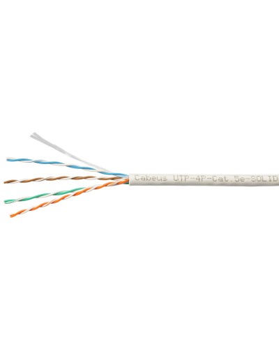 UTP-4P-Cat.5e-SOLID-LSZH-GY-LIGHT (9996c). Кабель «витая пара» (LAN) для структурированных систем связи. CABEUS в Туле