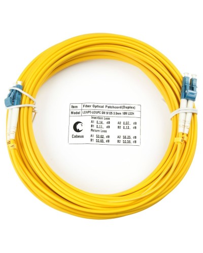 FOP(d)-9-LC-LC-1,5m (7514c). Патч-корд оптический. CABEUS в Туле
