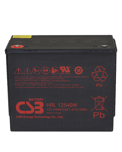 CSB HRL 12540W FR. Аккумулятор герметичный свинцово-кислотный. CSB в Туле