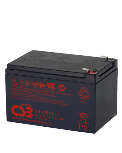CSB HR 1251W. Аккумулятор герметичный свинцово-кислотный. CSB в Туле