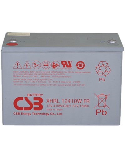 CSB XHRL 12410W FR. Аккумулятор герметичный свинцово-кислотный. CSB в Туле