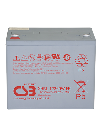 CSB XHRL 12360W FR. Аккумулятор герметичный свинцово-кислотный. CSB в Туле