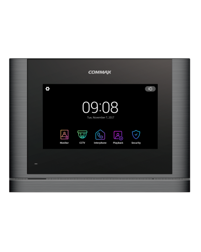 CDV-704MF (темное серебро) Black Smog. Монитор видеодомофона цветной. Commax в Туле