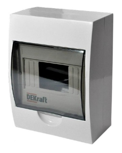 ЩРН-П-6 IP41 настенный (31009DEK). Щиток модульный с прозрачной дверцей. DEKraft в Туле