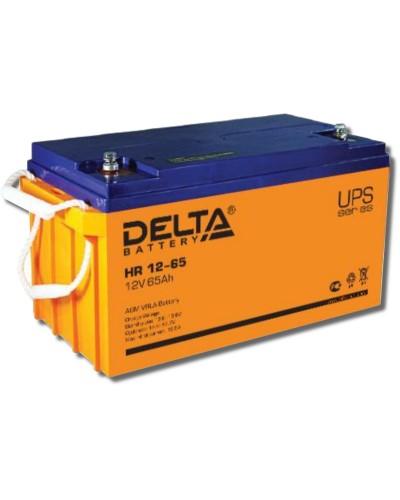Delta HR 12-65. Аккумулятор герметичный свинцово-кислотный. Delta в Туле