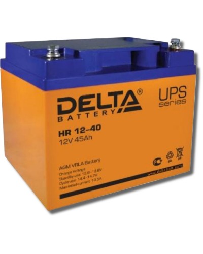 Delta HR 12-40. Аккумулятор герметичный свинцово-кислотный. Delta в Туле