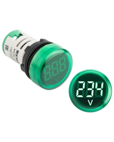 ED16-22VD (ed16-22vd-g). Индикатор значения напряжения зеленый. EKF в Туле