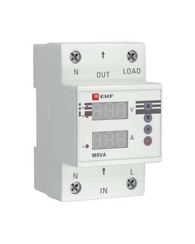 MRVA 40A PROxima (MRVA-40A). Реле напряжения и тока с дисплеем. EKF в Туле