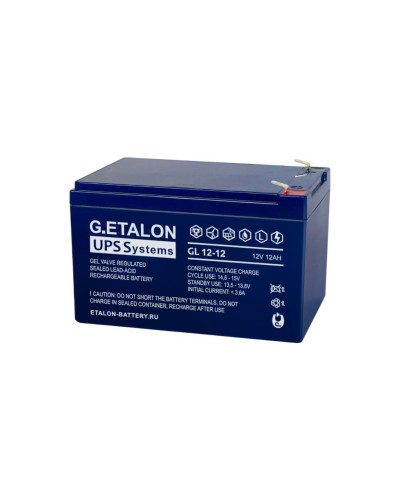G.ETALON GL 12-12. Аккумулятор герметичный свинцово-кислотный. ETALON в Туле