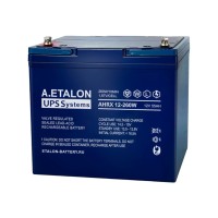 A.ETALON AHRX 12-260W (55). Аккумулятор герметичный свинцово-кислотный. ETALON