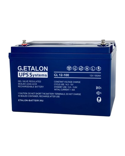 G.ETALON GL 12-100. Аккумулятор герметичный свинцово-кислотный. ETALON в Туле