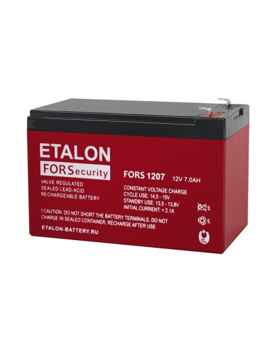 ETALON FORS 1207. Аккумулятор герметичный свинцово-кислотный. ETALON в Туле