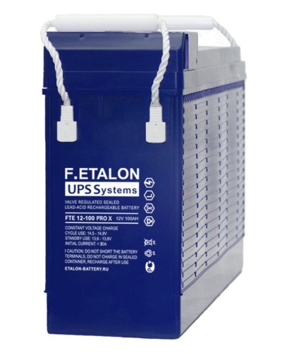 F.ETALON FTE 12-100 PRO X. Аккумулятор герметичный свинцово-кислотный. ETALON в Туле