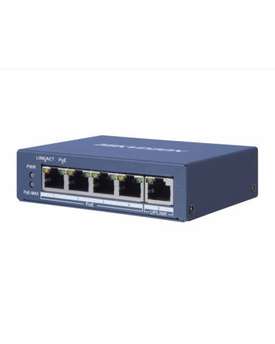 DS-3E0505P-E/M. Коммутатор с питанием POE. Hikvision в Туле