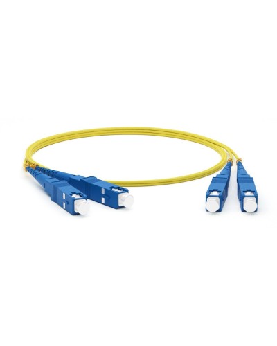 FC-D2-9-SC/UR-SC/UR-H-1M-LSZH-YL. Патч-корд волоконно-оптический. Hyperline в Туле