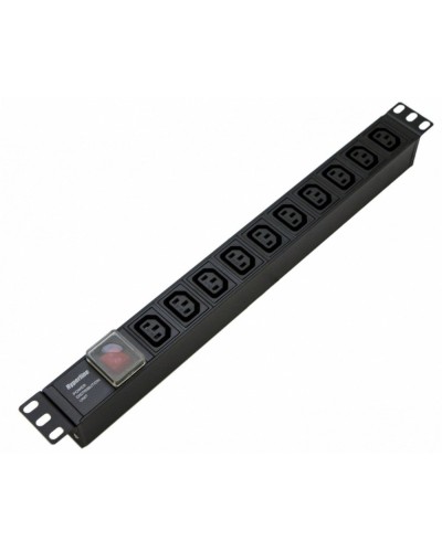 SHE19-10IEC-S-IEC. Блок розеток 19. Hyperline в Туле