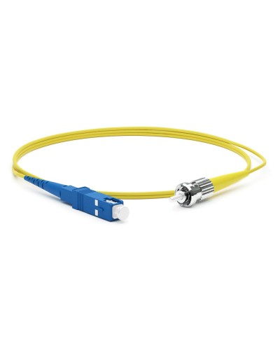 FC-S2-9-SC/UR-ST/UR-H-1M-LSZH-YL. Патч-корд волоконно-оптический одномодовый. Hyperline в Туле