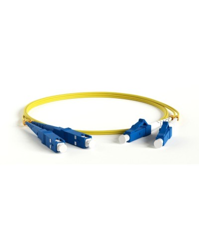 FC-D2-9-LC/AR-SC/AR-H-1M-LSZH-YL. Патч-корд волоконно-оптический LC-SC. Hyperline в Туле