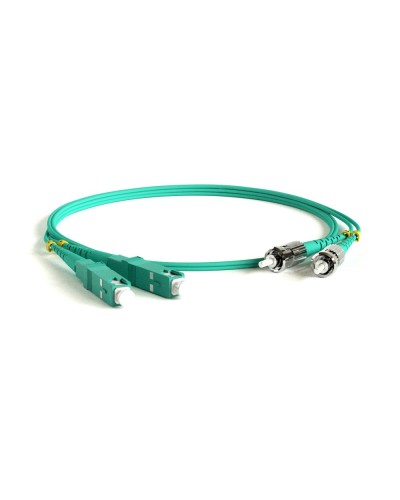 FC-D2-503-SC/PR-ST/PR-H-5M-LSZH-AQ. Патч-корд волоконно-оптический многомодовый. Hyperline в Туле