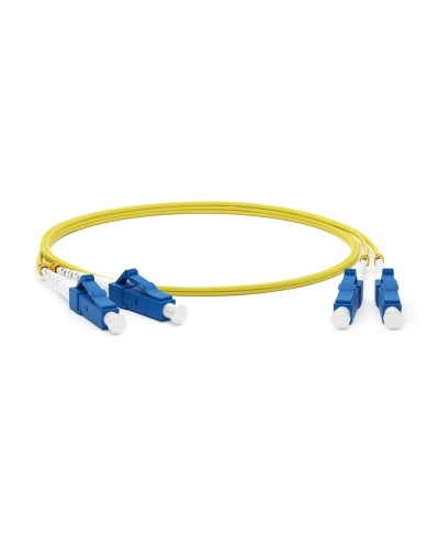 FC-D2-9-LC/UR-LC/UR-H-5M-LSZH-YL. Патч-корд волоконно-оптический одномодовый. Hyperline в Туле