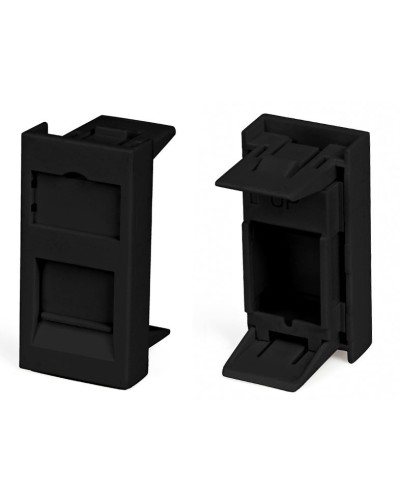 SIP2-1K-M45-22.5-BK. Вставка 45x22,5 (аналог Mosaic) для 1 модуля формата Keystone Jack. Hyperline в Туле