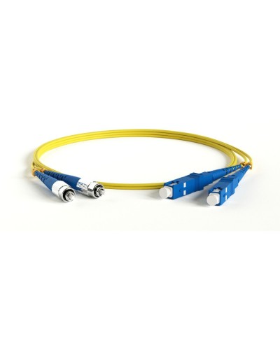 FC-D2-9-FC/UR-SC/UR-H-2M-LSZH-YL. Патч-корд волоконно-оптический SC-FC. Hyperline в Туле
