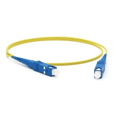 FC-S2-9-SC/UR-SC/UR-H-1M-LSZH-YL. Патч-корд волоконно-оптический одномодовый. Hyperline