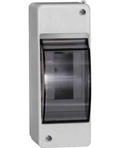 Корпус пластиковый КМПн 2/2 IP30 белый KREPTA 3 (MKP42-N-02-30-20). Щиток модульный с прозрачной дверцей, настенный. IEK в Туле