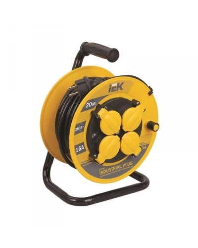 УК40 4 места, 40м (WKP15-16-04-40-44). Удлинитель на катушке Industrial plus. IEK в Туле