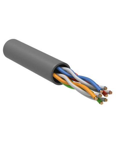 GENERICA U/UTP кат. 5E 100МГц 4 пары PVC INDOOR серый (BC1-C5E04-111-100-G). Кабель «витая пара» (LAN) для структурированных систем связи. IEK в Туле