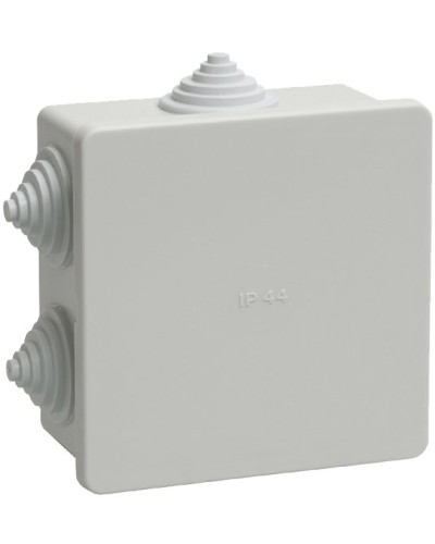 Коробка распаячная КМ41235 85х85х40 открытой проводки IP44 6 гермовводов серая (UKO11-085-085-040-K41-44). Коробка распаячная безгалогенная (HF). IEK в Туле