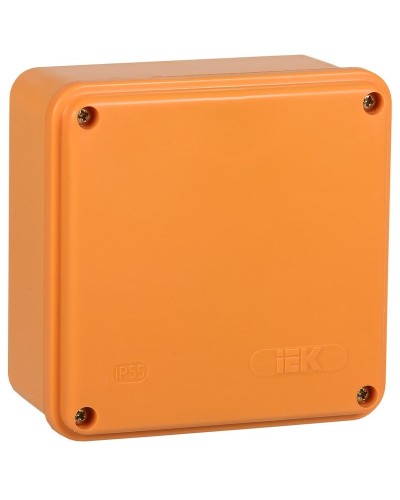 Коробка распаячная огнестойкая ПС 100х100х50 6P 4мм² IP44 гладкие стенки (UKF20-100-100-050-6-4-09). Коробка распаячная огнестойкая безгалогенная (HF). IEK в Туле