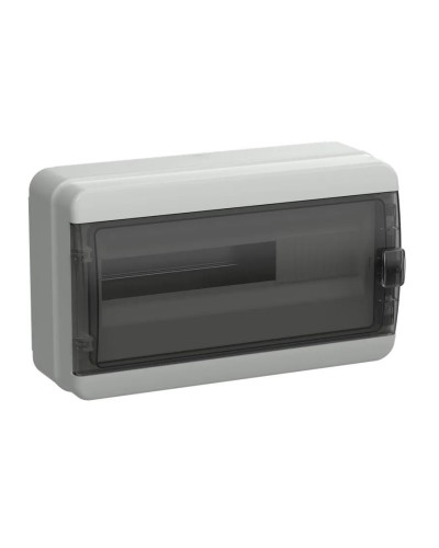 Корпус пластиковый КМПн-18 IP65 TEKFOR (TF5-KP72-N-18-65-K03-K02). Корпус модульный пластиковый черная прозрачная дверь. IEK в Туле